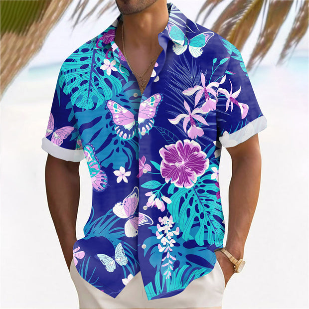 Men's Hawaii Button Down Beach Shirt