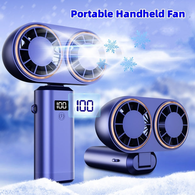 Handheld Portable Mini Foldable Fan 5 Speed