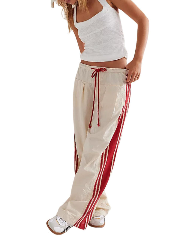 Casual Striped Women's Pants