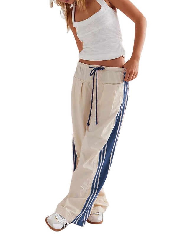 Casual Striped Women's Pants
