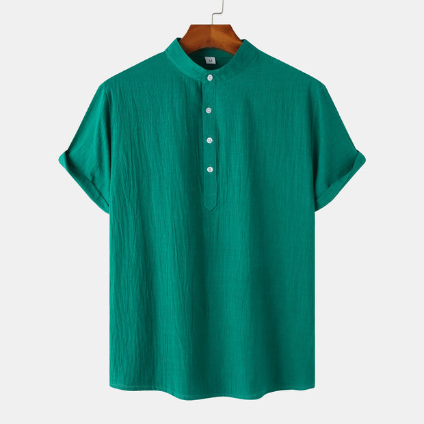 Men's Casual Short Sleeve Shirt For The Beach