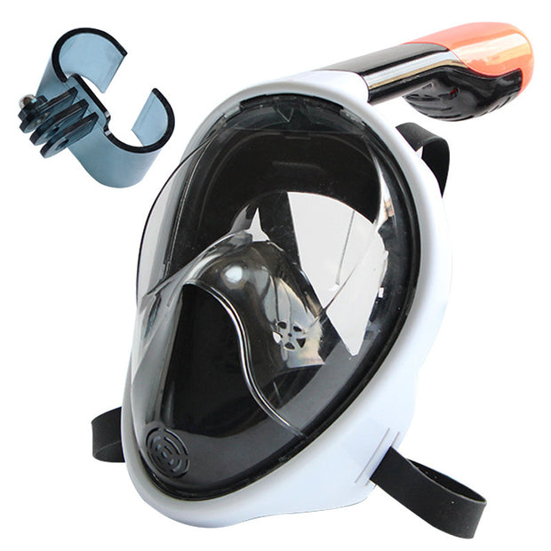 Snorkeling Full Face Silicone Gopro Anti-fog Mask