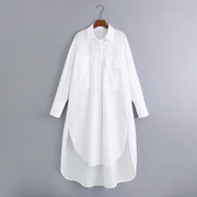 Women's Silk Loose Lengthened Blouse