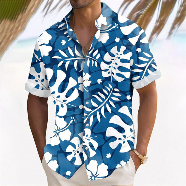 Men's Hawaii Button Down Beach Shirt