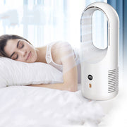 Electric Bladeless Portable Fan Cooler Silent 360 Circulation