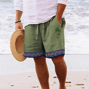 Men's Summer Fashion Beach Shorts Loose Drawstring