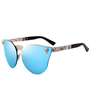 Metal Skull Design Sunglasses