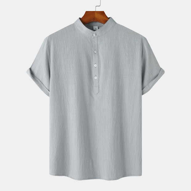 Men's Casual Short Sleeve Shirt For The Beach