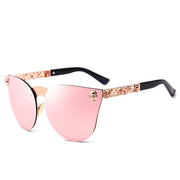 Metal Skull Design Sunglasses