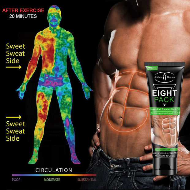 Body Eight Pack Massage Cream For Summer