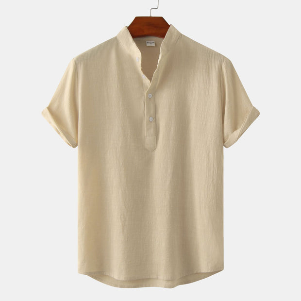 Men's Casual Short Sleeve Shirt For The Beach