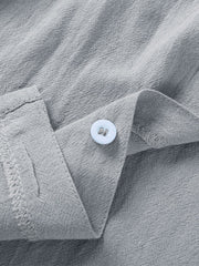 Men's Casual Short Sleeve Button Down Beach Shirt