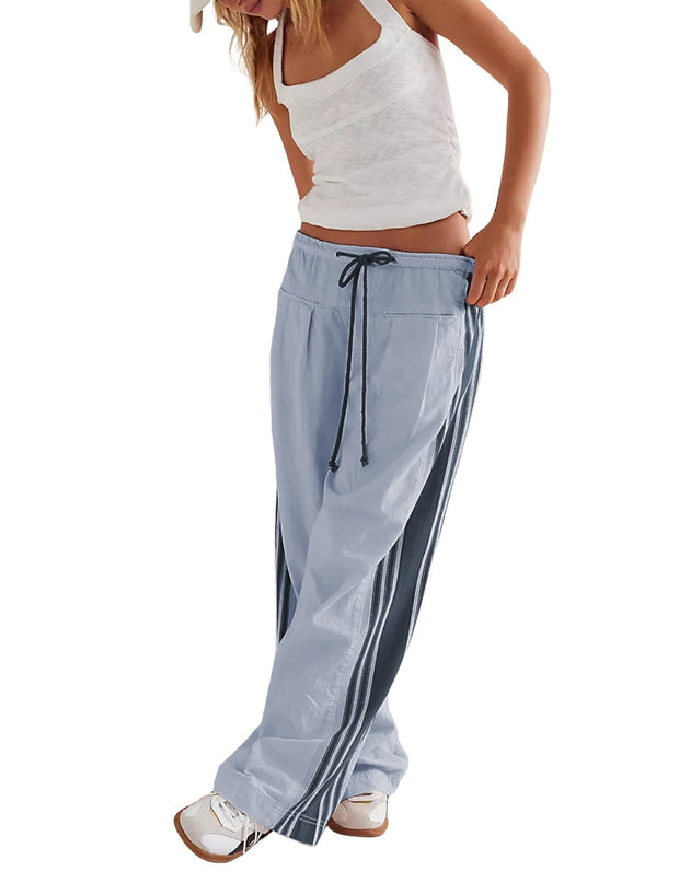 Casual Striped Women's Pants