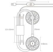 Front And Rear Seat Fans