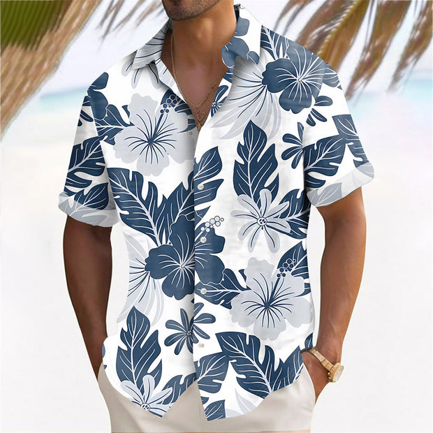 Men's Hawaii Button Down Beach Shirt