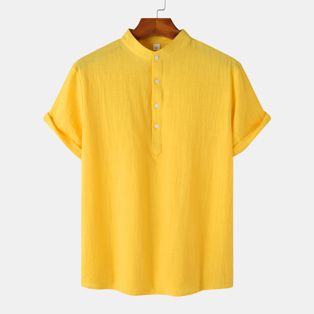 Men's Casual Short Sleeve Shirt For The Beach