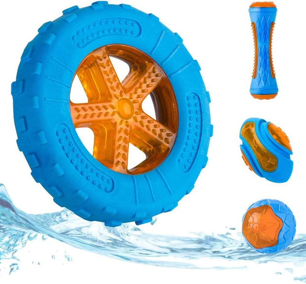 Squeaky Floating Dog Beach Toy