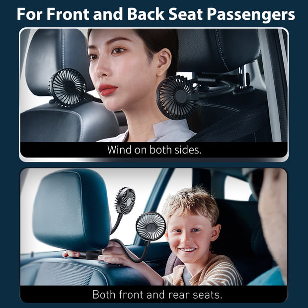 Front And Rear Seat Fans
