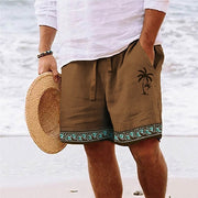 Men's Summer Fashion Beach Shorts Loose Drawstring
