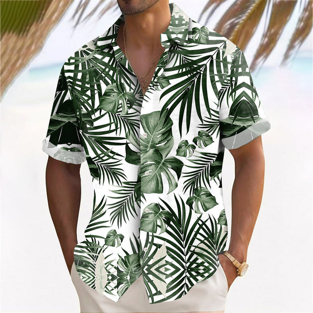 Men's Hawaii Button Down Beach Shirt