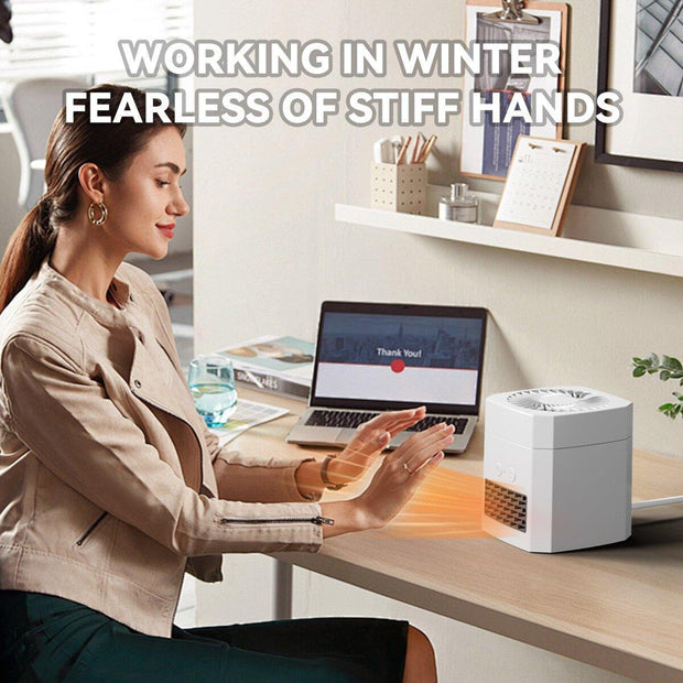 Dual-function Cooling And Heating Fan For Home