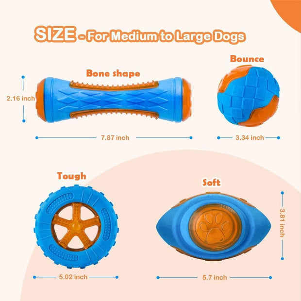 Squeaky Floating Dog Beach Toy