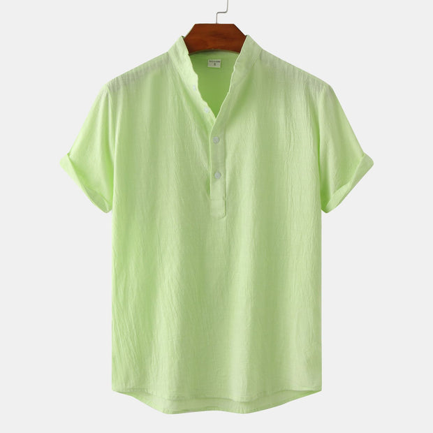 Men's Casual Short Sleeve Shirt For The Beach