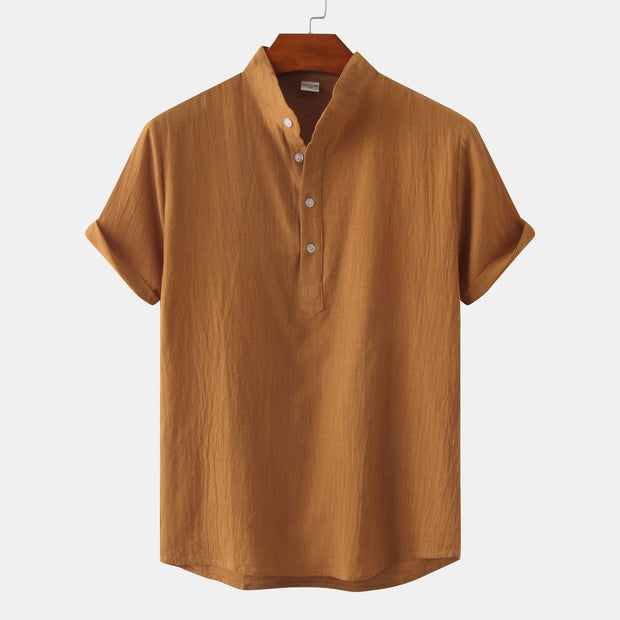 Men's Casual Short Sleeve Shirt For The Beach