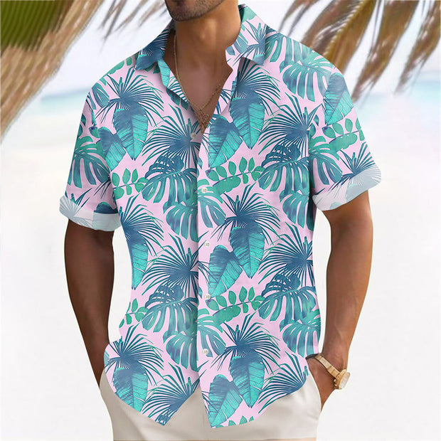 Men's Hawaii Button Down Beach Shirt