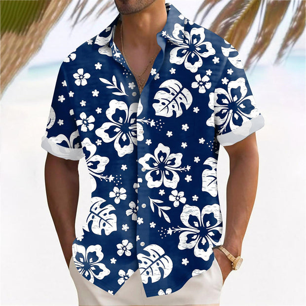 Men's Hawaii Button Down Beach Shirt