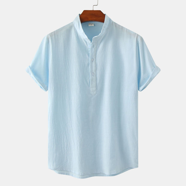 Men's Casual Short Sleeve Shirt For The Beach